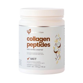 ela nutrition | Collagen Peptides Keto Vanilla Creamer | Péptidos bioactivos de colágeno hidrolizado + goMCT ® + sabor vainilla natural | 510 gr (30 porciones)