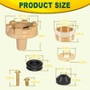 Datrenm RK-14MH Outside Faucet Repair Kit Metal Handle Compatible with