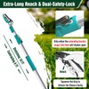 JARDINEER Lightweight Tree Pruner Extendable, 6-10ft Tree Trimmers Long Handle