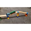 SpeedFreakCNC 5pc Duplo Bricks to Brio Compatible Wooden Train Track