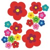tradercat pril Flower Sticker, Car Sticker, Flowers, 18 Pieces as