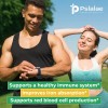 pslalae Iron Supplements 650mg - with Vitamin C - Absorbs