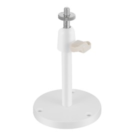 Security-01 Adjustable Universal Wall Ceiling Metal Mounts, Security Camera Stands Brackets for CCTV Bullet Dome Box Body Card Camera and more, White