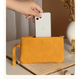 Small Makeup Bag Purse PU Leather Cosmetic Bags Waterproof Zipper Travel Make up Pouch, 2Pcs Pocket Cosmetic Bag, Portable Makeup Bag Small Travel Make up Pouch,Portable Cosmetic Bags for Women