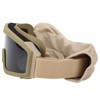Tactics DustProof Protective Glasses Impact Resistant AntiExplosion Military Goggles(Verre gris