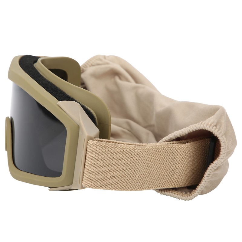 Tactics DustProof Protective Glasses Impact Resistant AntiExplosion Military Goggles(Verre gris
