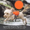 VIVAGLORY High Buoyancy Dog Life Vest, Swimming Vest with Handle,