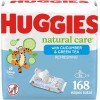 Huggies Natural Care Scented Baby Wipes 3 Packs (168 Total)