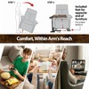 Swivel Table for Recliner Chair with Tilting Top, Adjustable Laptop