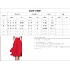 chouyatou Women's Elegant High Waisted Side Slit Irregular Bohemian Maxi