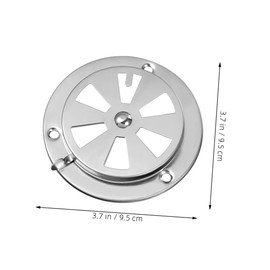 jojofuny Ir Vent Cover for Oven Stainless Steel Grille Airflow Control Fits BBQ Grill Drying Oven