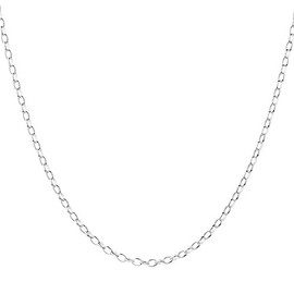 1mm sterling silver 925 Italian TRACE chain necklace chocker bracelet anklet with spring ring clasp - inch 30"/75cm