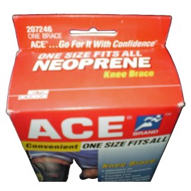 ACE 1996 Ace Neoprene Knee Brace! NEW! One size fits all! Adults or teens! LQQK!