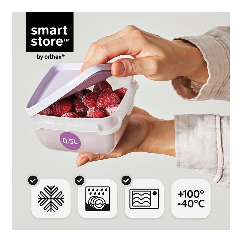 SmartStore Small Food Storage Containers 0.3L Set of 6 |