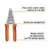 Truper PE-CA-6, Pinza pelacables en acero al carbono, 6", 6