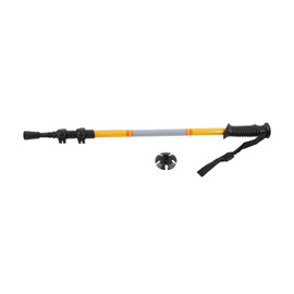Three Sections Aluminum Alloy Alpenstock Corrosion Resistance Telescopic Trekking PoleGold