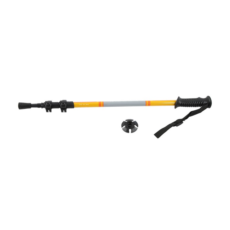 Three Sections Aluminum Alloy Alpenstock Corrosion Resistance Telescopic Trekking PoleGold