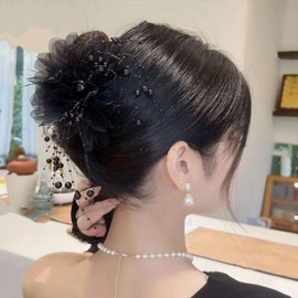 Butterfly Tears Tassel Hair Clip, Non-Slip ButterflyTassel Hair Clip, Butterfly Barrette With TasselDecoration, Butterflies Claw Clip Barrettes Accessories, Hairs Bow Clips With Tassel (2PC)