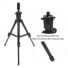 Retractable Head Model Tripod Aluminum Alloy Mannequin Head Stand for