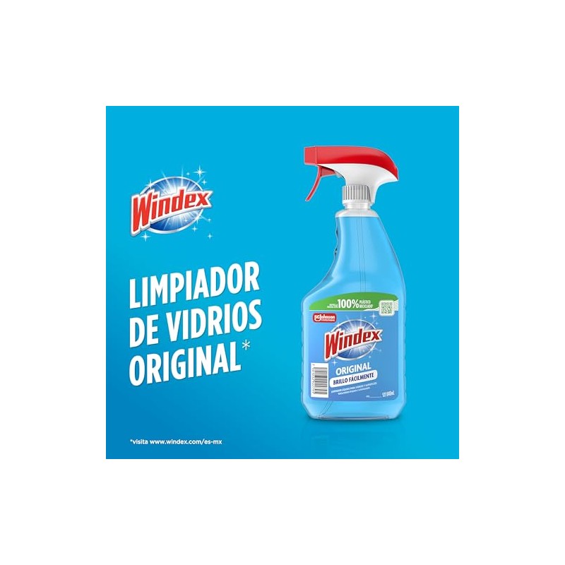 Windex Limpiador de Vidrios Atomizador 640 ml