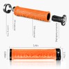 ROCKBROS Bike Handlebar Grips Single Lock-On, Rubber Aluminium Alloy