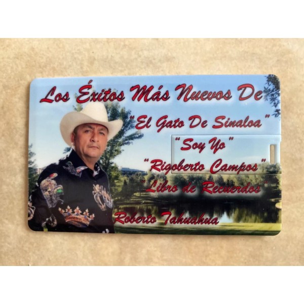 Los Exitos Mas Nuevos De “El Gato De Sinaloa” usb