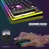 RedThunder K10 Wireless Gaming Keyboard and Mouse Combo, LED Backlit