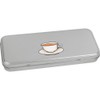 Azeeda 'Cup Of Tea' Metal Hinged Stationery Tin/Storage Box (TT00103790)
