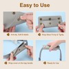 sourcing map 4Pcs Handbag Handle Cover, PU Leather Luggage Handle