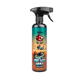 Tinybot On the Spot Quick Detail Spray- For Gloss Finish Vehicle - Waterless Car Wash Spray- Hydrophobic, Scratch Resistant, Pollutant Remover, UV Protection, Streak-Free- Safe on All Surfaces- 16.9oz