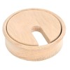 Gedotec Untreated Oak Cable Grommet | Plain | 1 Piece