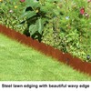 Corten Steel Landscape Edging 10 Inch Tall, Steel Garden Edging