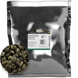 Frontier Bulk Jasmine Pearls Green Tea, Organic, 16 Ounce