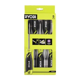 Ryobi RHSDST5 Magnetic Torx Screwdriver Set (5 Pieces)