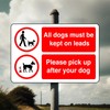 Safety First Display LTD All dogs must be kept on