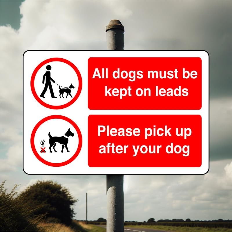 Safety First Display LTD All dogs must be kept on