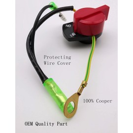 YAMAKATO On Off Switch Engine Kill Switch with Low Oil Sensor for Honda and Clones GX160 GX390 GX200 GX270 GX340 GX120 Predator 212 420 301 196 cc Baja Coleman Champion etc.