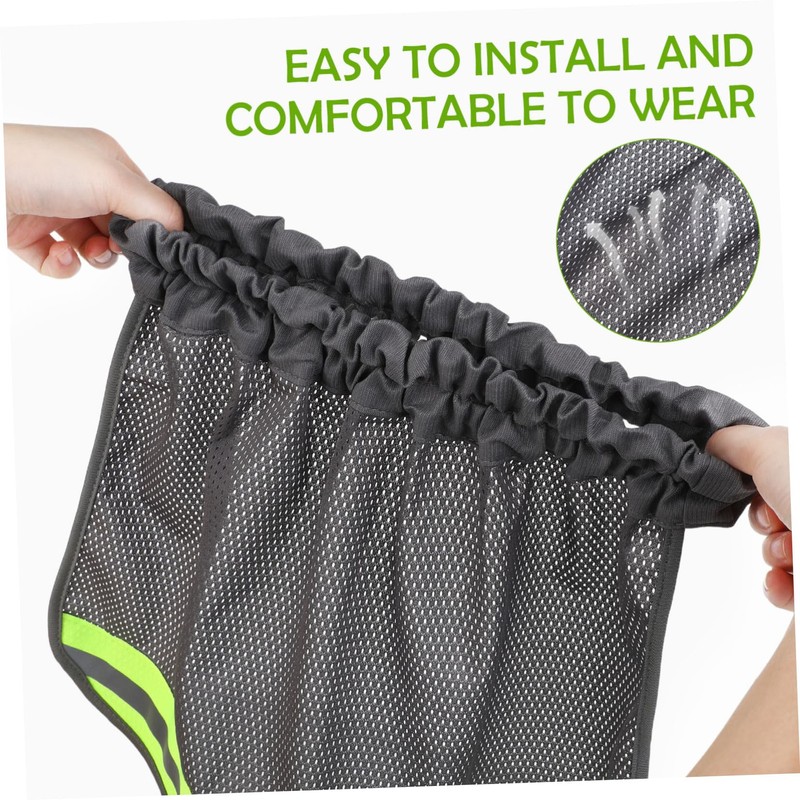 Operitacx 5pcs Breathable Hard Hat Neck Shade Reflective Mesh Sun