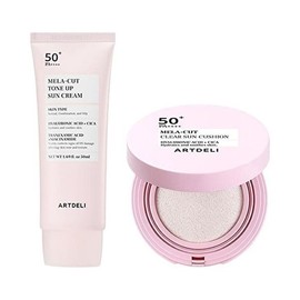 Art Deli [Seller Hub 1]Art Deli Mela Cut Tone-Up Sun Cream 50ml + Sun Cushion 15g (46163666) / [셀러허브 1]아트델리 멜라컷 톤업 선크림 50ml + 선쿠션 15g (46163666)