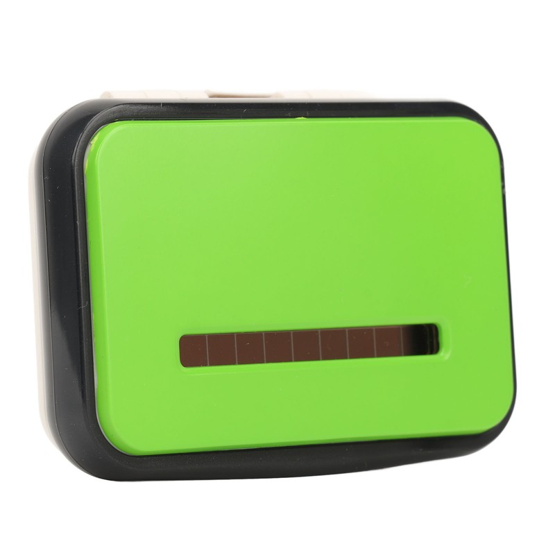 Walking Pedometer Green Solar Battery Powered Distance Calorie Counter Electronic