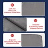 Ynkkvre 2 x Absorbent Waffle Cloth for Car Windows and
