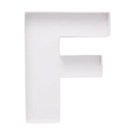 Cardboard Letter Fillable Charcuterie Board Candy Food Tray, 12.2 inch, Party Event Decoration (F Shape)