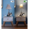 Raccoon Lamp for Girls Boys Room w LED Bulb, Animal
