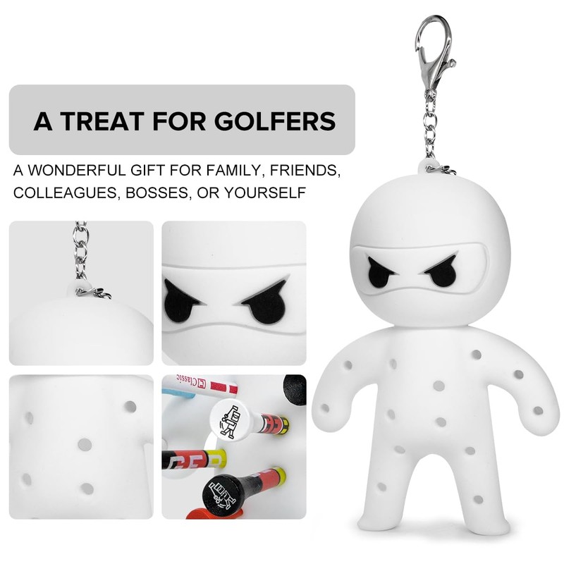 Ninja Golf Tee Holder | Holds 13 Tees | Built