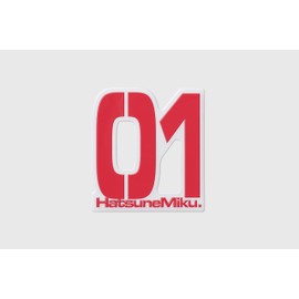 Daihatsu Hatsune Miku Fender Emblem (01) Sticker Sticker Vocaloid Car Dress Up Red