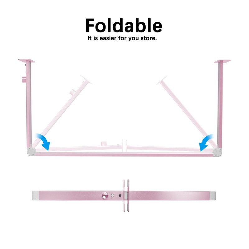 wenxintek Nail Lamp for Nail Tech,Foldable LED Desk Lamp for