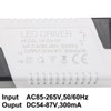 sourcing map LED Driver DC Plug 18-25 W Constant Current