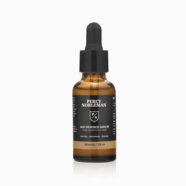 Percy Nobleman Age Defence Serum with Hyaluronic Acid, a face serum with a vitamin-rich formula to help tackle signs of ageing, 30ml