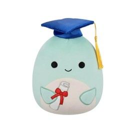 Squishmallows 2025 Original 8-Inch Graduation Squad Plush - Collectible Soft & Squishy Mini Stuffed Animal Toy - Add to Your Squad - Gift for Kids, Girls & Boys (Perry Dolphin)