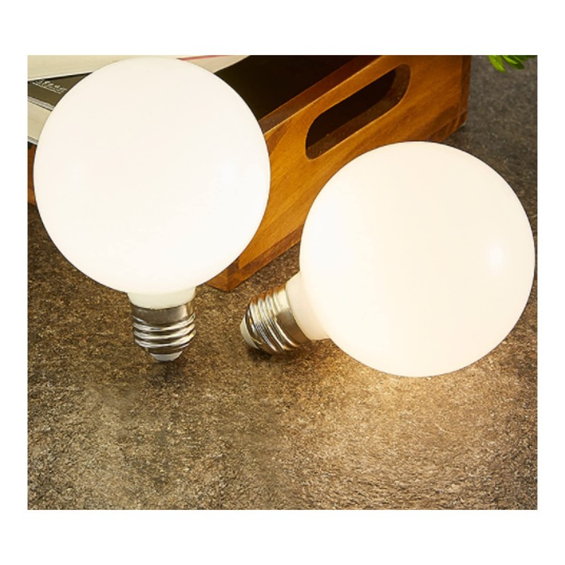 G95 LED Edison Globe Light Bulb, Natural White 4000K, 9W